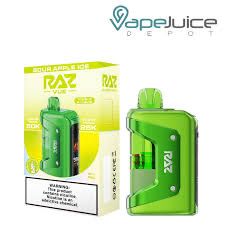 Raz Vue Disposable Vape 50k Puffs 13mL 5% Nic - Sour Apple Ice