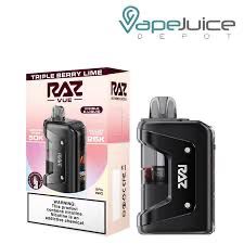 Raz Vue Disposable Vape 50k Puffs 13mL 5% Nic - Triple Berry Lime