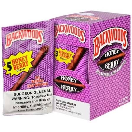 Backwoods All Natural Leaf Wrapper - Honey Berry