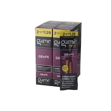 Game Cigarillos Cigars - Grape