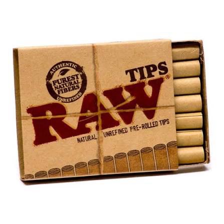 RAW Natural Unrefined Pre-Rolled Tips