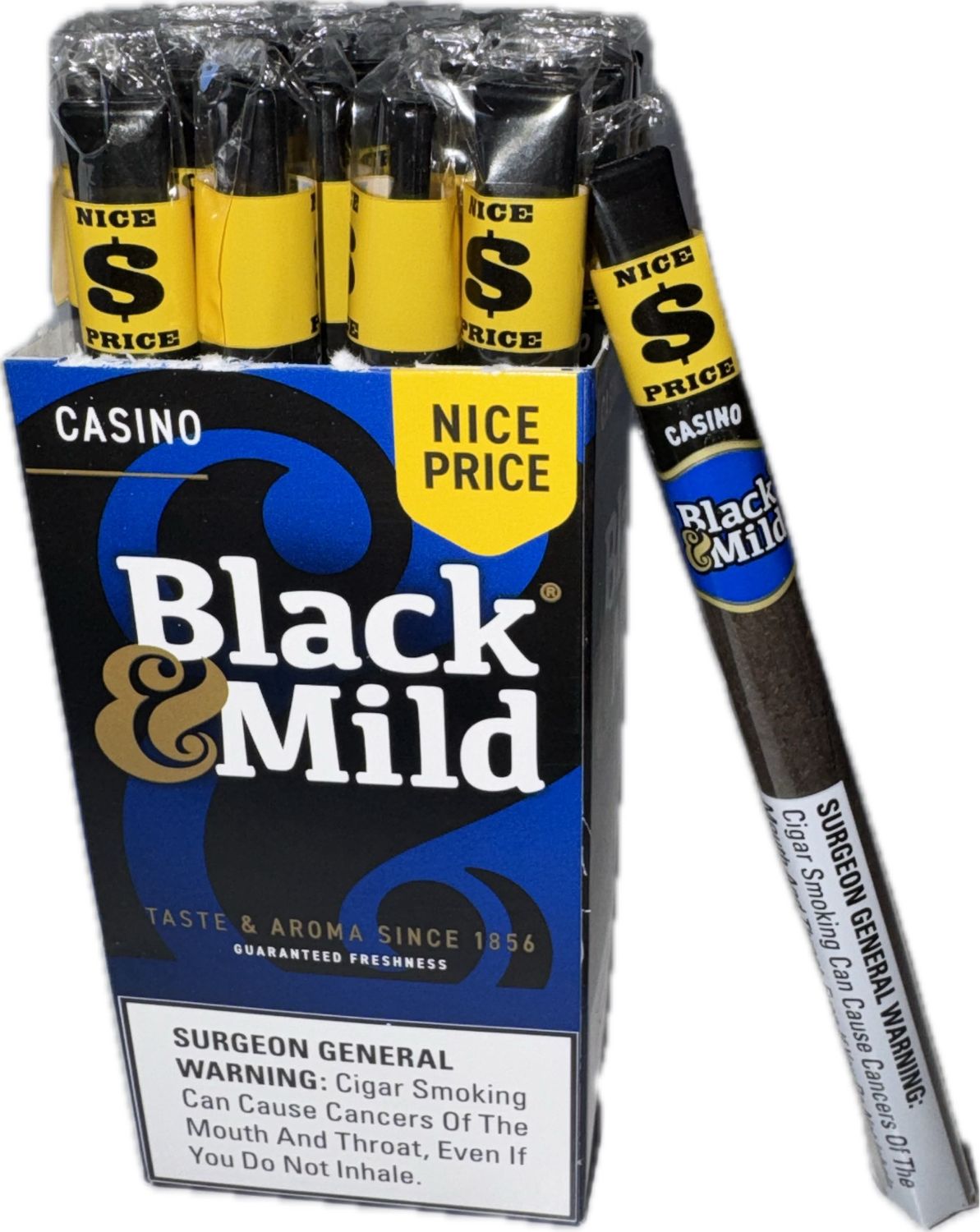 Black And Mild Plastic Tips - Casino