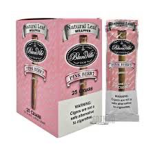 Bluntville Natural Leaf Double Wrapped Cigarillos - Pink Berry