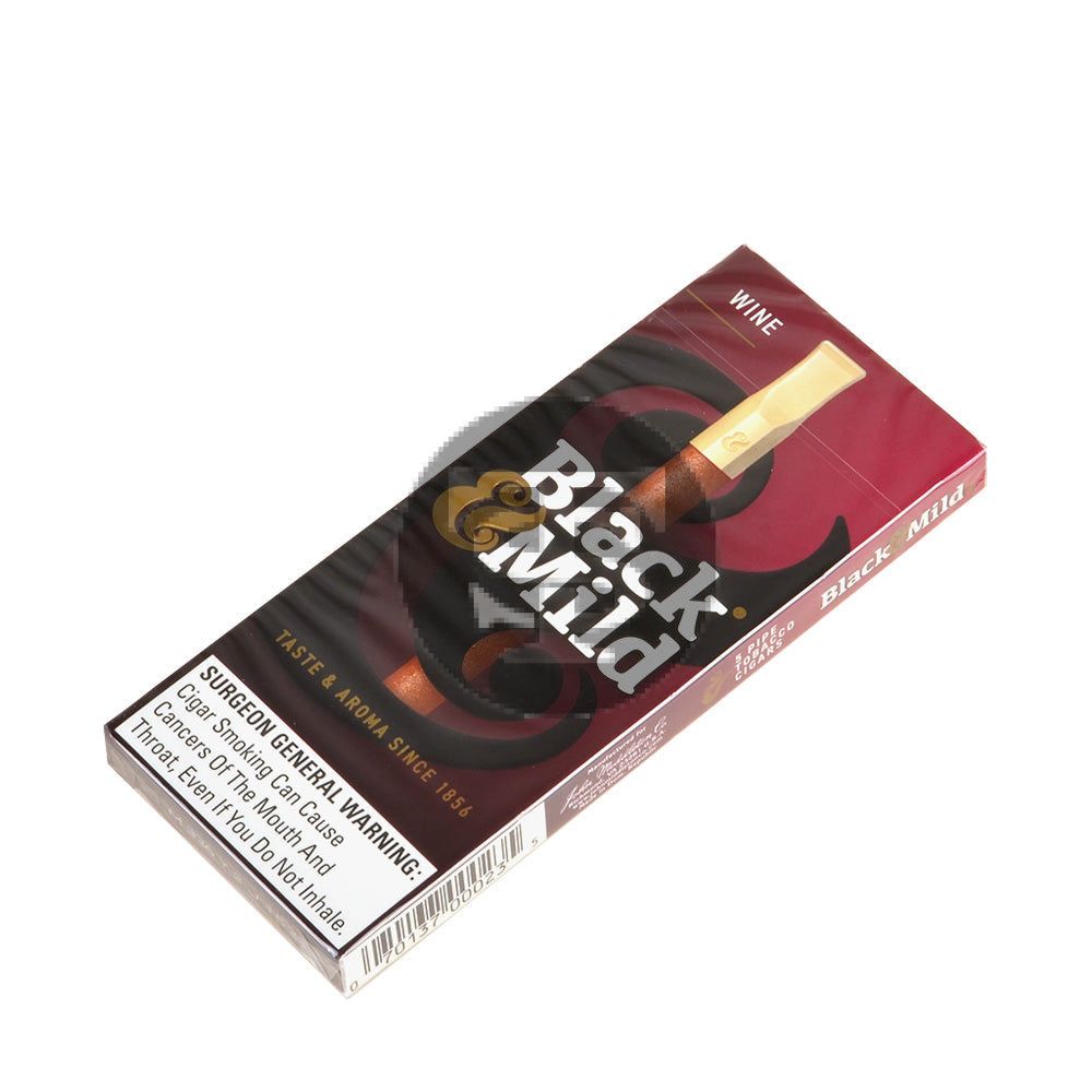 Black And Mild Plastic Tips 5ct - Wine