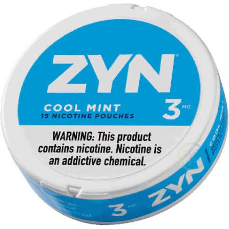 Zyn Nicotine Pouches 3mg - Cool Mint