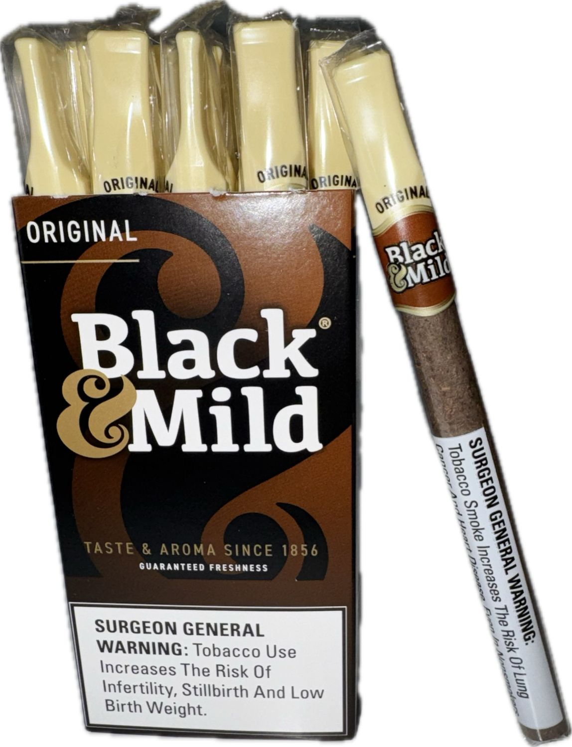 Black And Mild Plastic Tips - Original