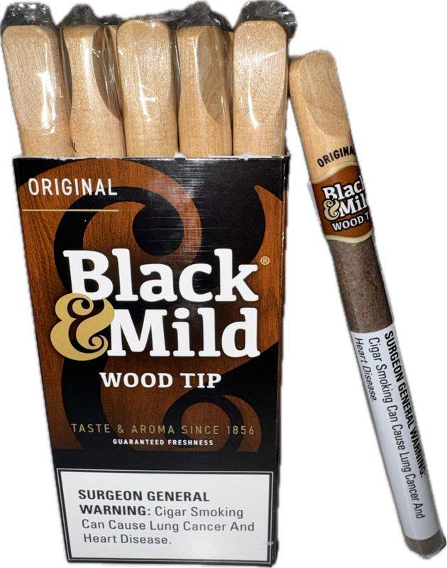 Black And Mild Wood Tips - Original