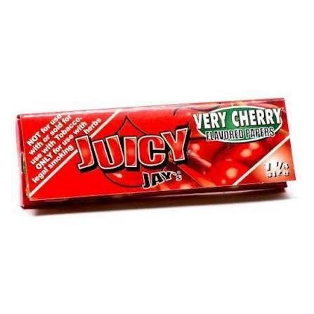 Juicy Jay’s: 1 1/4 Size Rolling Papers - Very Cherry