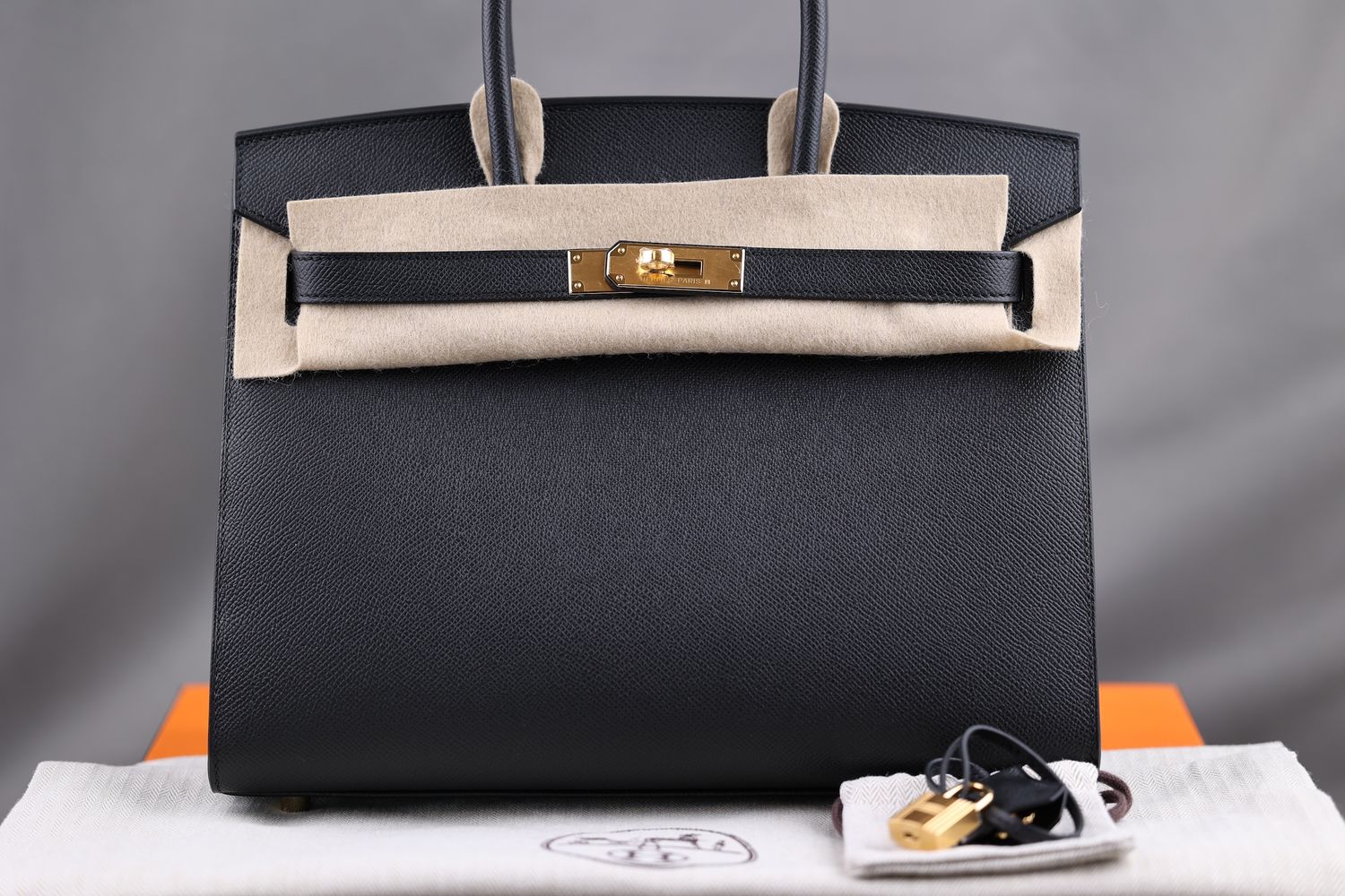Hermès Birkin 30 Black Sellier Epsom