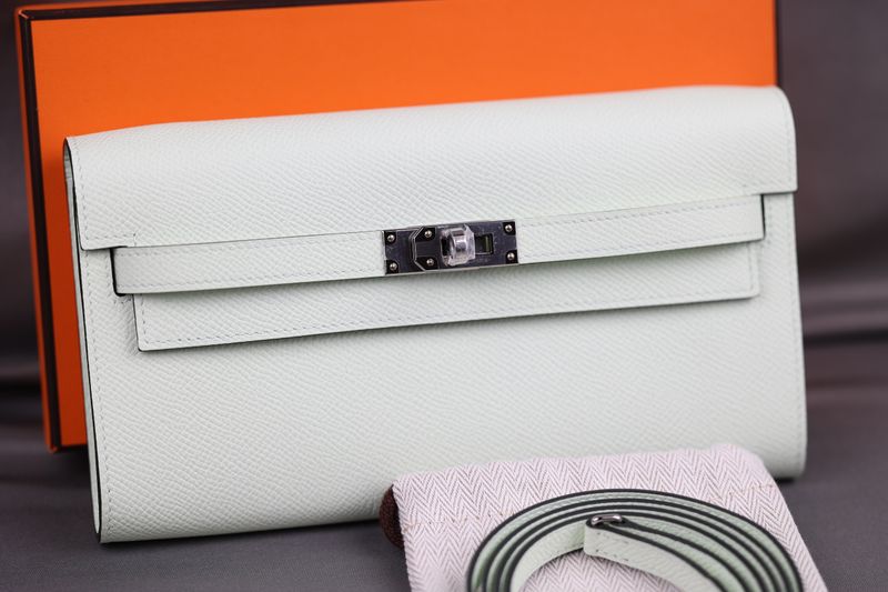 Hermès Kelly To Go Vert Fizz Epsom