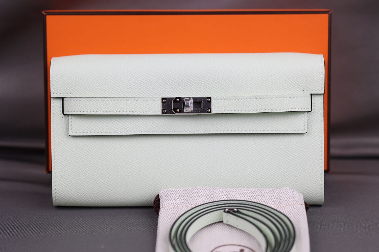 Hermès Kelly To Go Vert Fizz Epsom