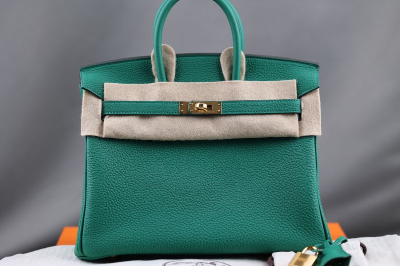 Hermès Birkin 25 Vert Vertigo Togo