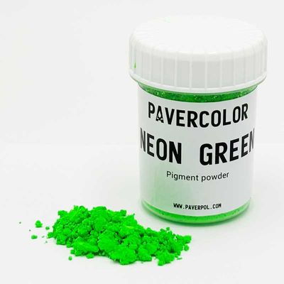 NEW- Pavercolor Powder Pigment- NEON GREEN 40 ml