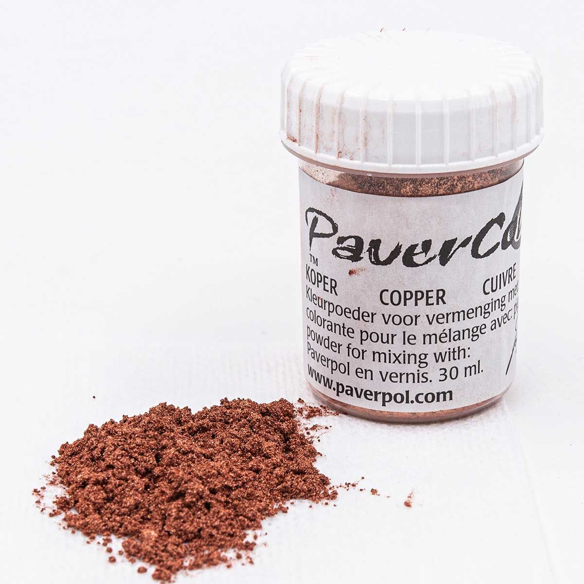 Pavercolor Powder Pigment- Metallic Copper 30 ml