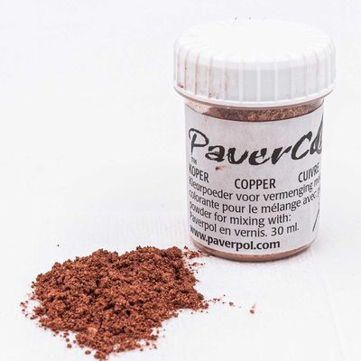 Pavercolor Powder Pigment- Metallic Copper 30 ml