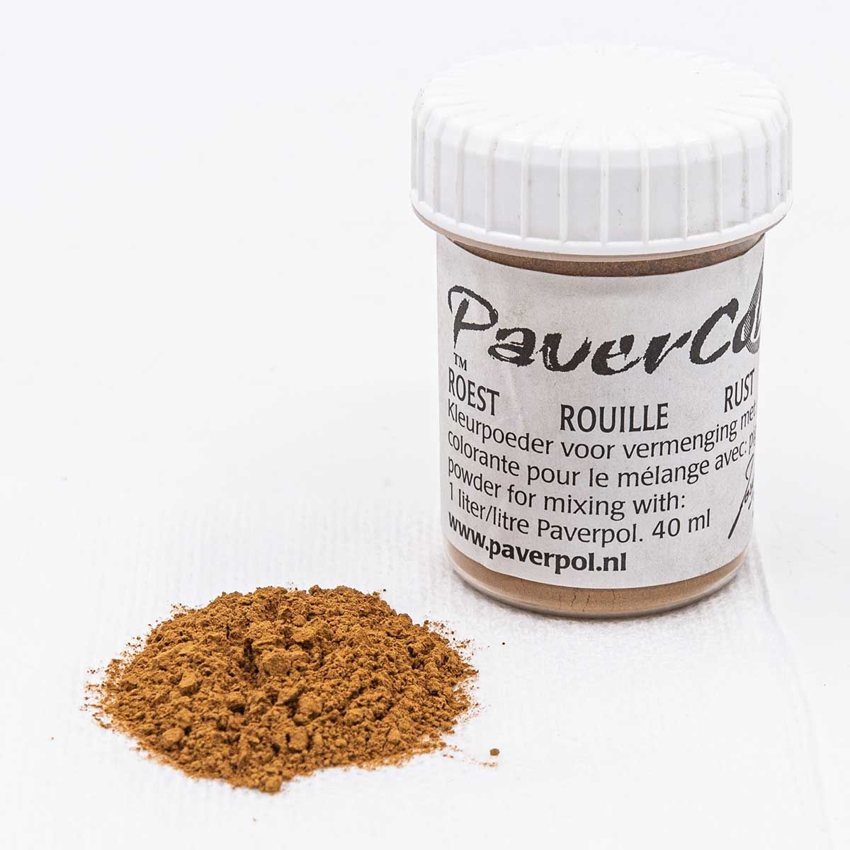Pavercolor Powder Pigment- Rust 40 ml
