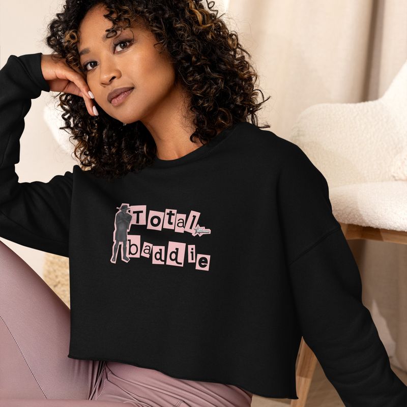 Mysterious Man Crop Sweatshirt