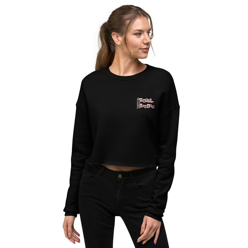 Mysterious Man Crop Sweatshirt
