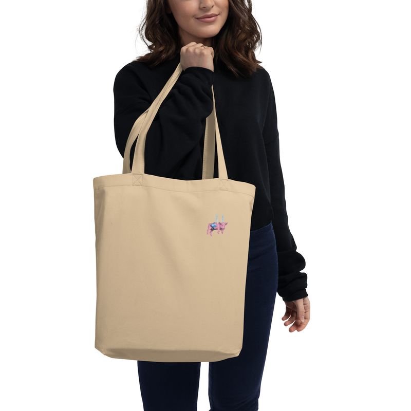 Flying Pig Pink Eco Tote Bag