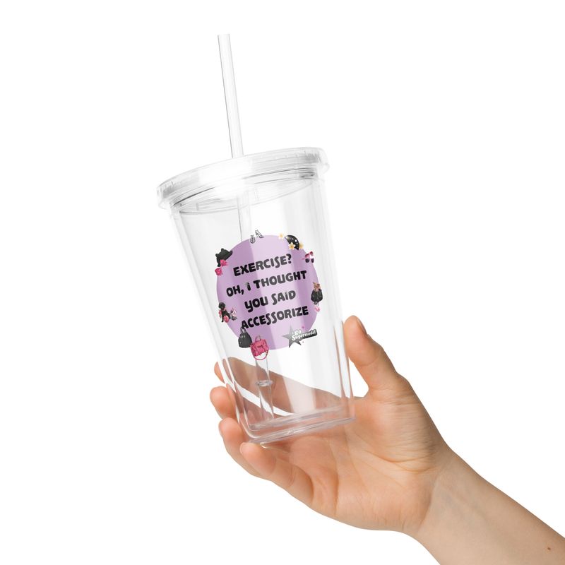 gSm Acc. Clear plastic tumbler
