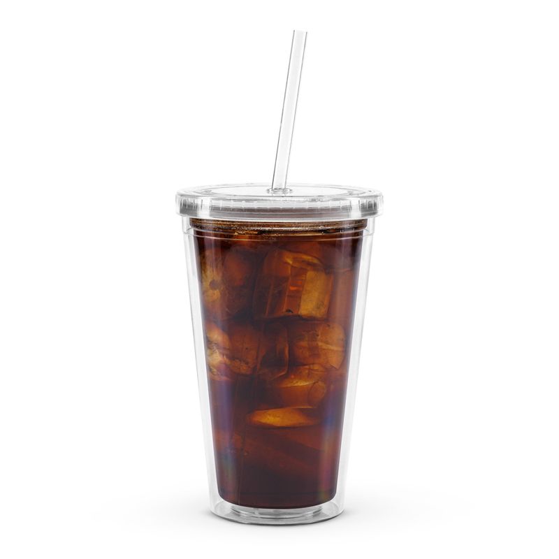 My Goldflower by lisu - Clear plastic tumbler