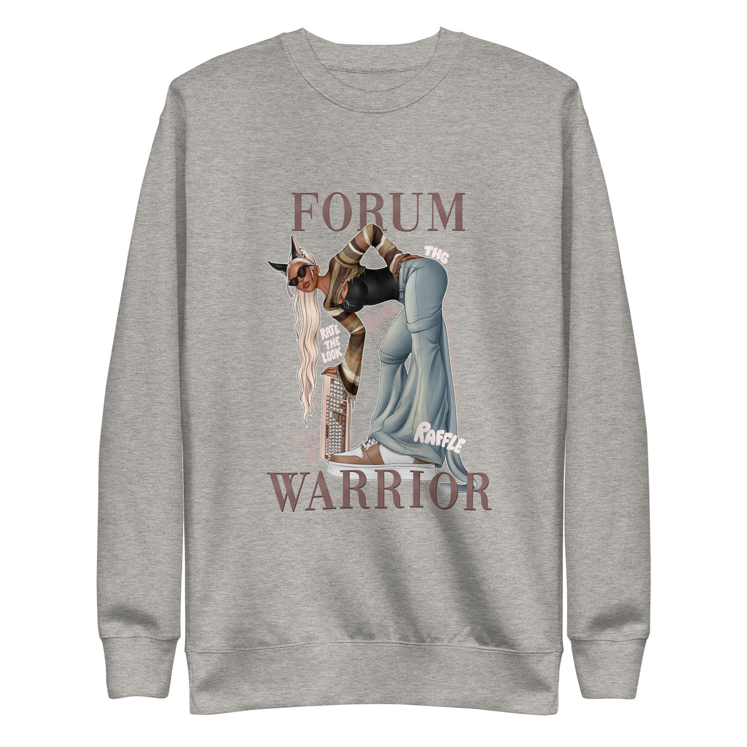 Forum Warrior by lisu - Unisex Premium Sweatshirt