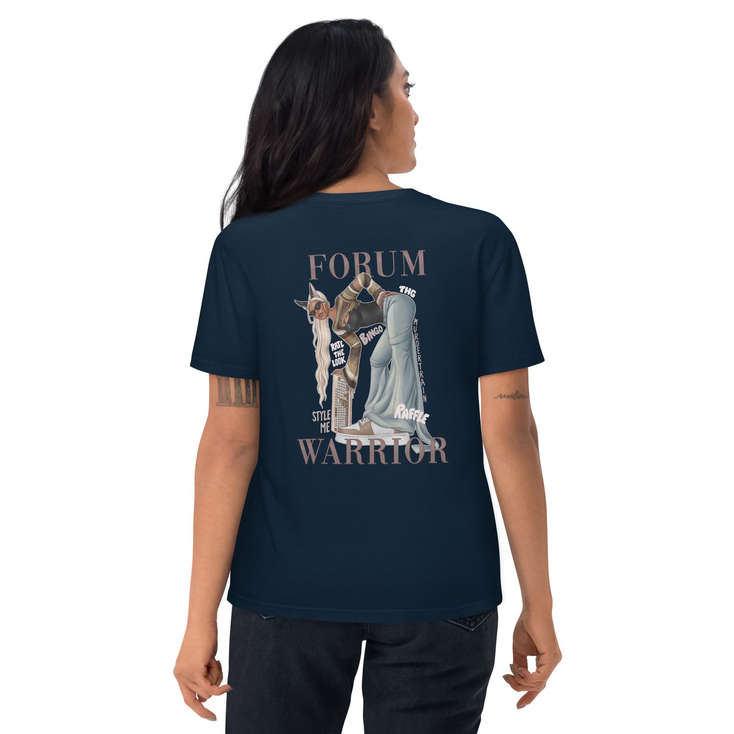 Forum Warrior by lisu - Unisex organic cotton t-shirt