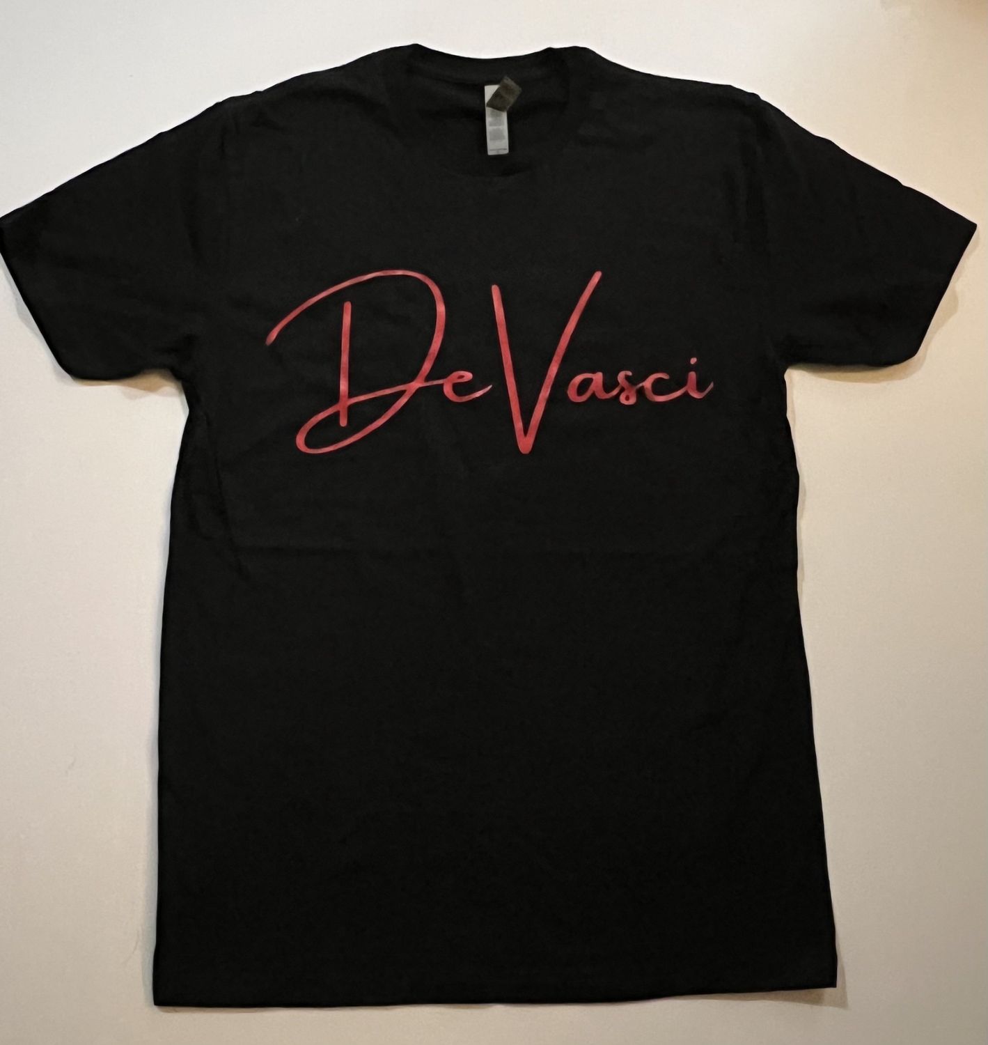 DeVasci Black/Red Crew Neck