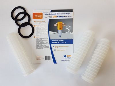 LOT DE 3 ELEMENTS FILTRANTS WF/CLAROPUR - C8010932A LOT DE 3 ELEMENTS FILTRANTS WF/CLAROPUR - C8010932A