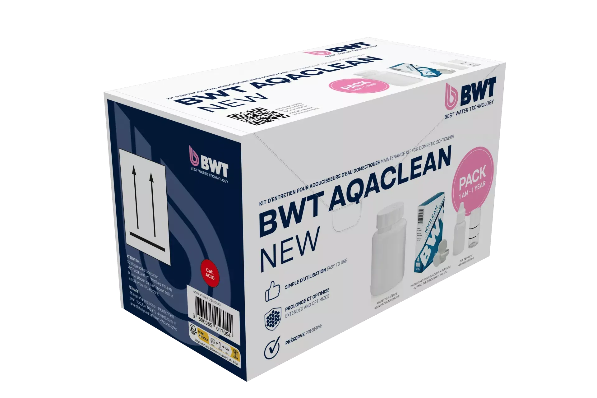 PACK MANCHONS + AQACLEAN NEW - 1 AN