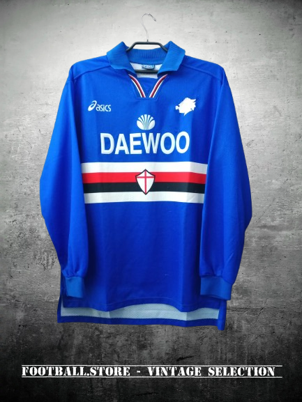 SAMPDORIA 1997/1998 Home L/S - ASICS