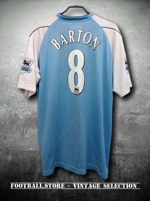 MANCHESTER CITY FC 2006/2007 HOME #BARTON - REEBOK