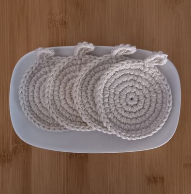 100% Eco-Cotton Natural Facial Cleansing Pads