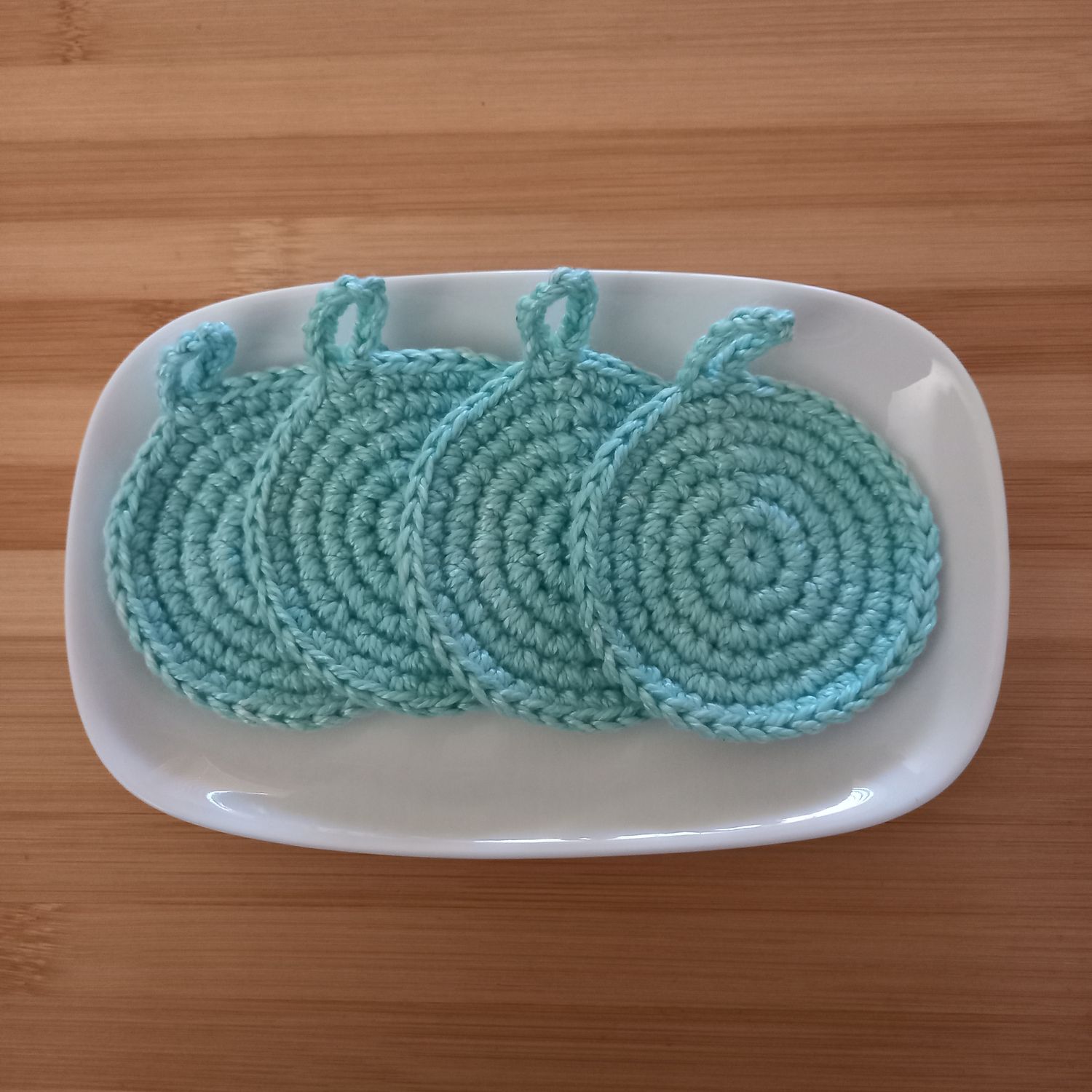 50% Bamboo/50%Cotton Mint Facial Pads
