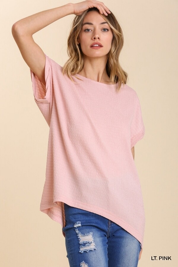The Camilia Top - Light Pink