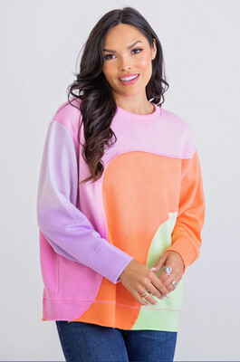 Karlie Colorblock Sweater