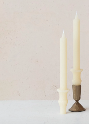 Ivory Taper Candle°