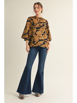 The Golden Bloom Top