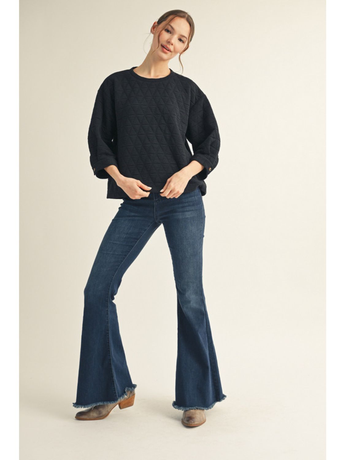 The Midnight Quilted Top