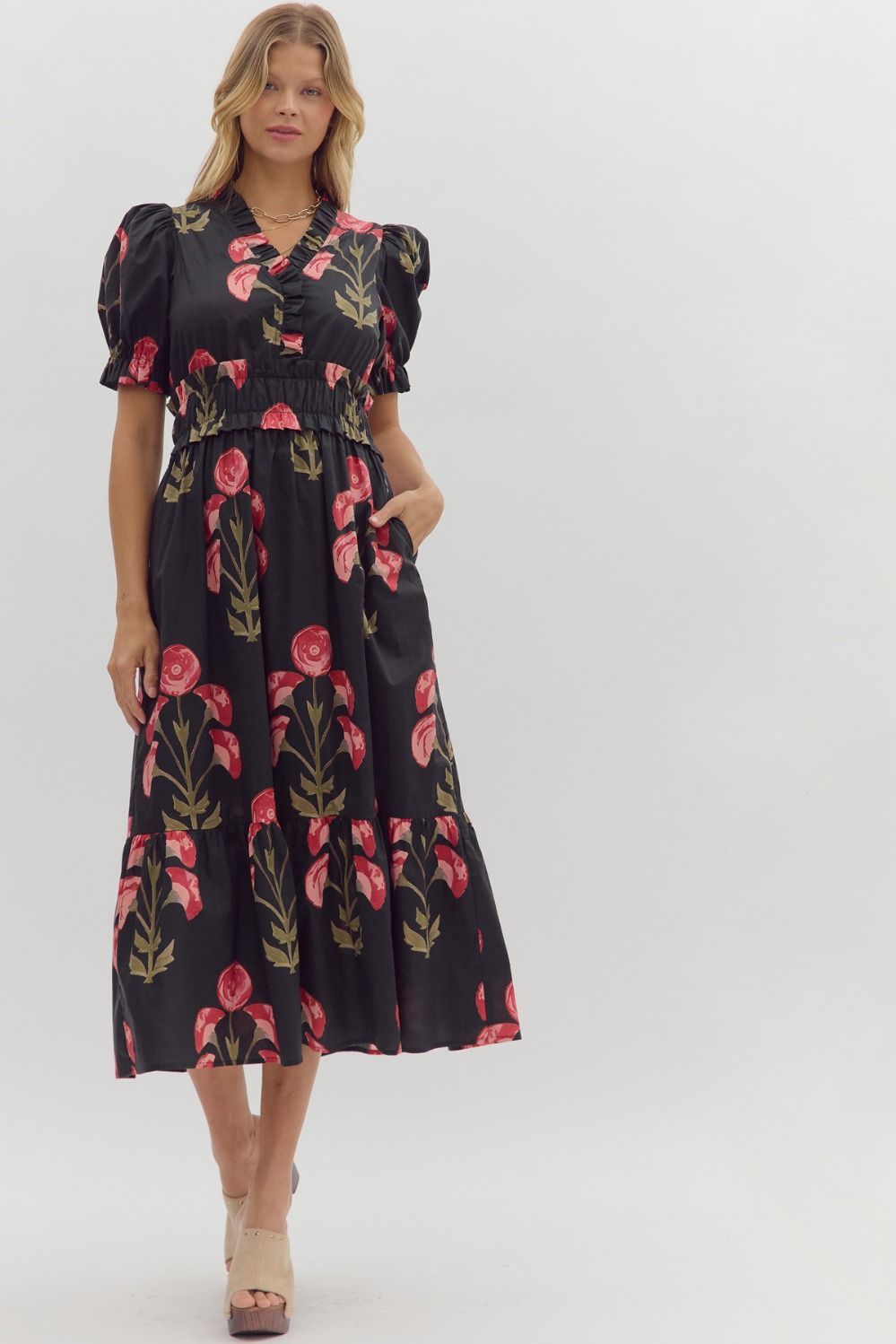 Noir Rose Dress