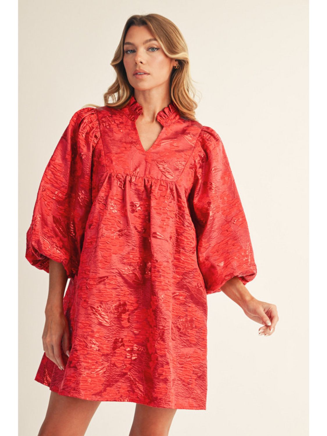 The Valentina Jacquard Dress