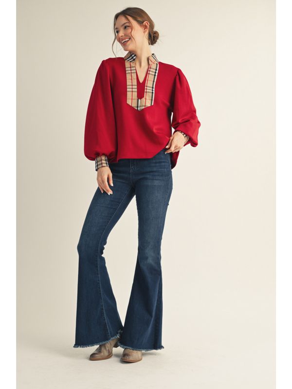 The Cambridge Plaid Blouse
