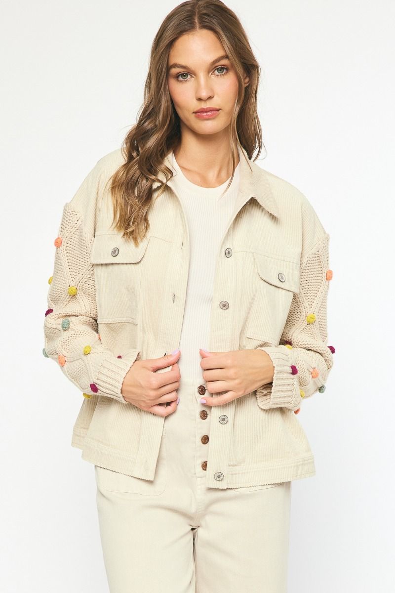 The Pom Pom Corduroy Jacket