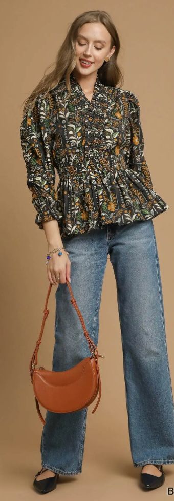 The Marlowe Smocked Blouse