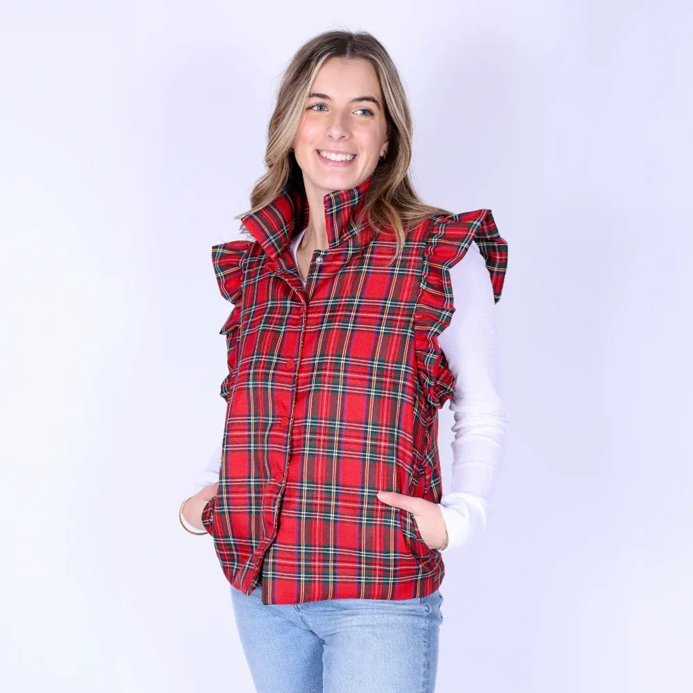 The Scottie Plaid Vest
