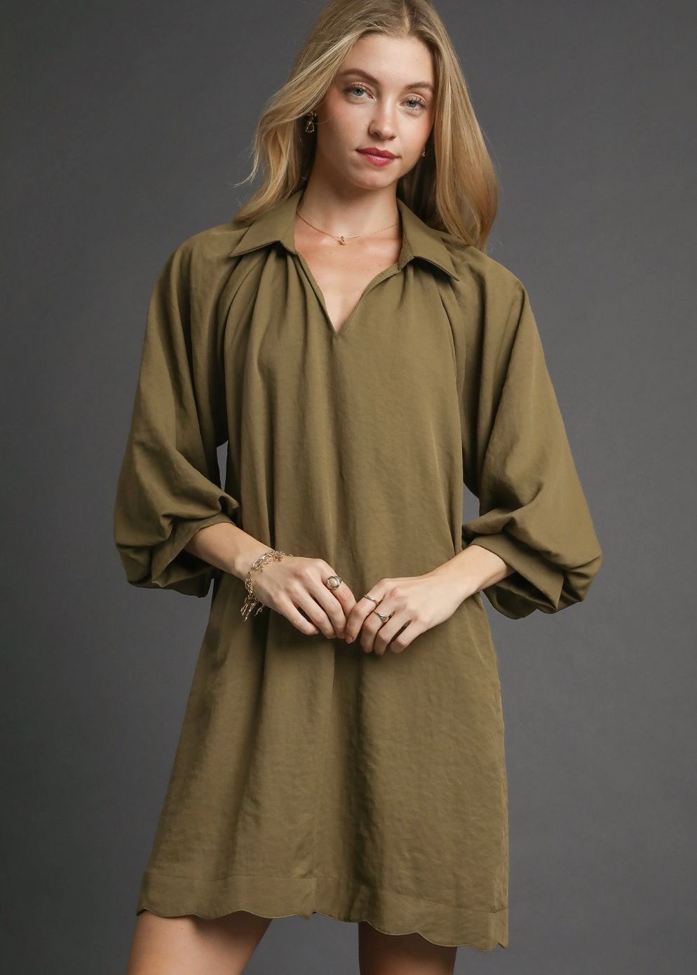 The Savannah Scallop Dress