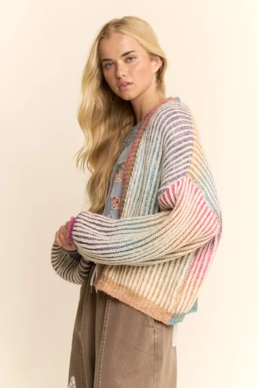 The Rainbow Sorbet Cardigan The Rainbow Sorbet Cardigan