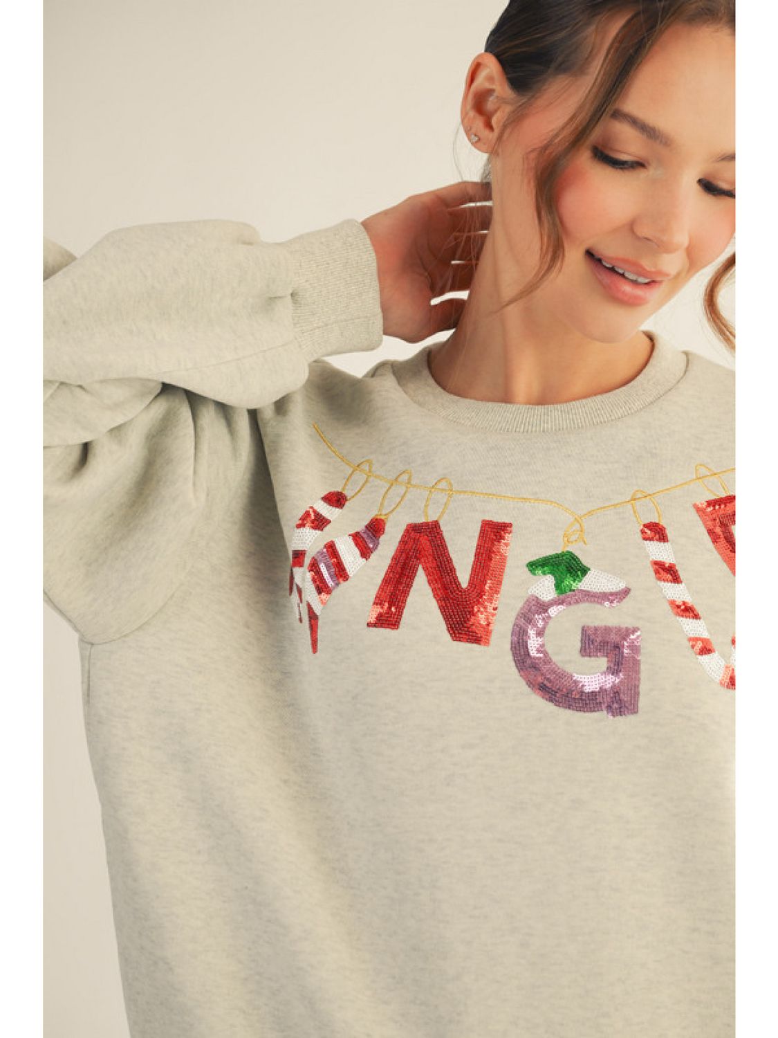 The Sequined Jingle Sweatshirt