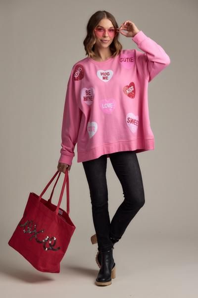 Valentine Sparkle Sweatshirt