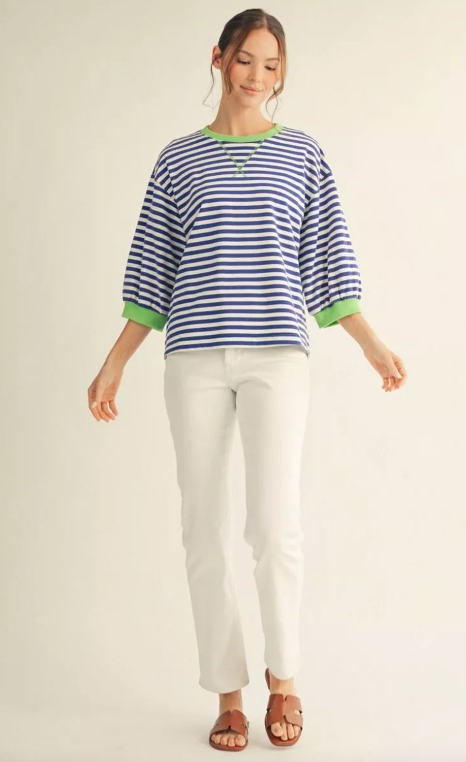 The Harbor Stripe Pullover